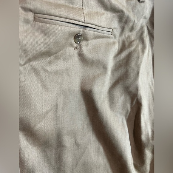 NWT Hart Schaffner Marx 42R Unhemmed Wool Spandex Blend Traveler Slacks Pants - Picture 8 of 11